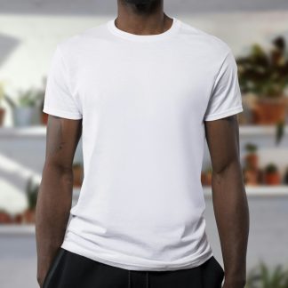 Gtftthgq Men's Classic Crew Neck T-Shirt — Soft Cotton Everyday Tee